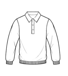 Mens Polo collar sweater