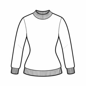 Womens Mockneck Sweater