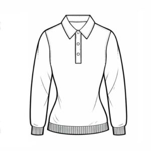 Womens Polo collar Sweater