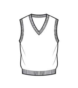 Mens V Neck Sleeveless Vest